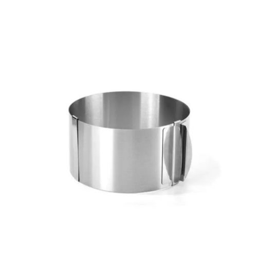 Rozsdamentes acél torta forma(16-30), 12 cm magas