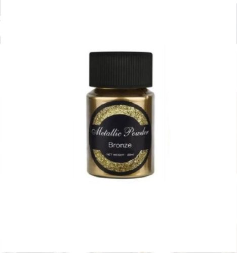 Fémes gyöngyház bronz színű dekorációs epoxi por festék,20 ml