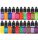 Fényes élénk színű epoxi hobbi festék, 20 részes, 10 ml