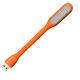 Usb éjszakai fény, laptop lámpa, led, narancssárga, 16,8 cm 