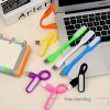 Usb éjszakai fény, laptop lámpa, led, narancssárga, 16,8 cm 