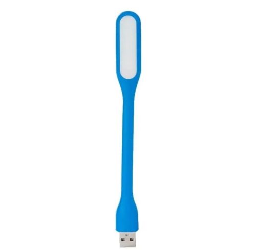 Usb éjszakai fény, laptop lámpa, led, kék, 16,8 cm 