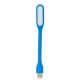Usb éjszakai fény, laptop lámpa, led, kék, 16,8 cm 