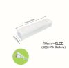 Mozgásérzékelős konyhaszekrény /lépcsőház led lápma, usb töltés, fehér fény, fehér színű, 10 cm 