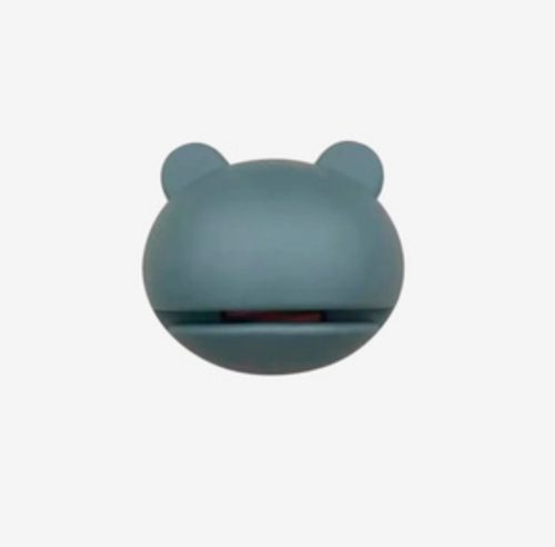 Békafej formájú praktikus mini késélező, kék, 5 cm-es