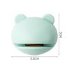 Békafej formájú praktikus mini késélező, kék, 5 cm-es