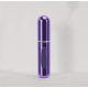 Mini hordozható parfüm utántöltő spray palack, 5 ml, lila, 7,5 x 1,7 cm 