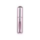 Mini hordozható parfüm utántöltő easy pump  palack, 5 ml, rózsaszín, 8 x 1,7 cm  