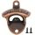 Antik hatású felfúrható kupaknyitó,  ötntöttvas, 7,2 x 6,2 cm, antikolt bronz színű