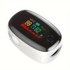 Pulzoximéter, véroxigén szint  mérő monitor, 5,7 x 3,1 cm , fehér